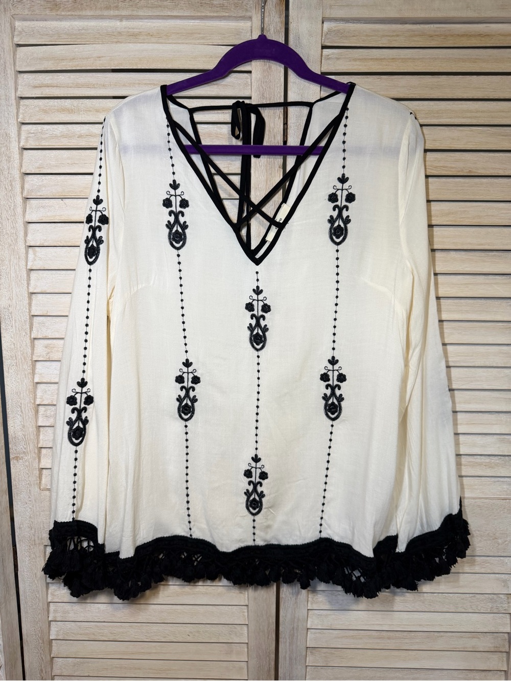Entro Tassel Blouse
